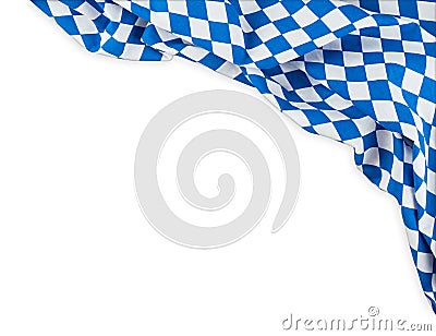 Bavarian flag oktoberfest background Stock Photo