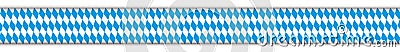 Bavarian National Colors Header Vector Illustration