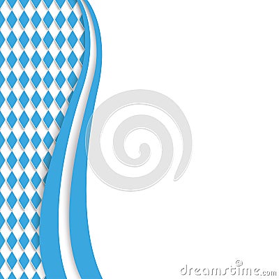 Bavarian Oktoberfest Flyer Background Vector Illustration