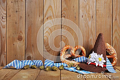 Bavarian soft pretzels Stock Photo