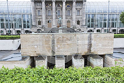 Bavarian State Chacellery in Munich. Editorial Stock Photo