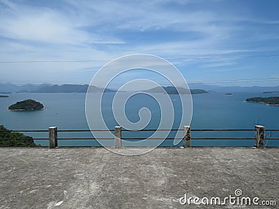 A bay in Angra dos Reis - Brazil Stock Photo