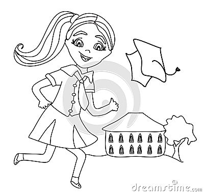 Bay Bay School Vector Illustration