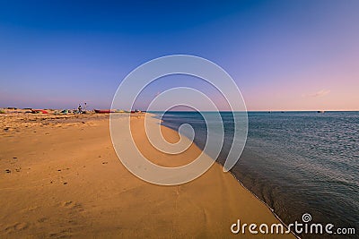 Bay of bengal - Dhanushkodi Stock Photo