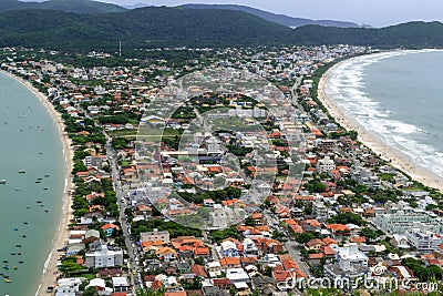 Beautiful view from the monkey hill in Brazil Stock Photo