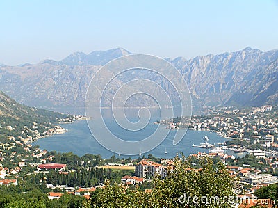 Bay of Kotor Stock Photo