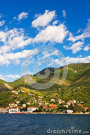 Bay of Kotor (Boka Kotorska), Montenegro Stock Photo