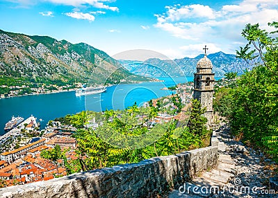 Bay of Kotor Stock Photo