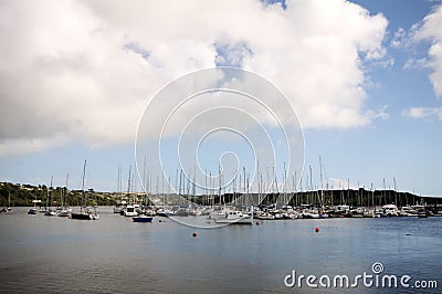 Bay landscape in Kinsale Editorial Stock Photo