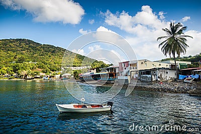 Bay on Martinique Stock Photo