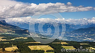 Bayard Plateau, Grand Morgon and Batie Neuve. Alps, France Stock Photo