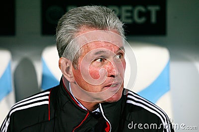 Bayern Munchen's coach Jupp Heynckes Editorial Stock Photo