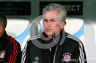 Bayern Munchen's coach Jupp Heynckes Editorial Stock Photo