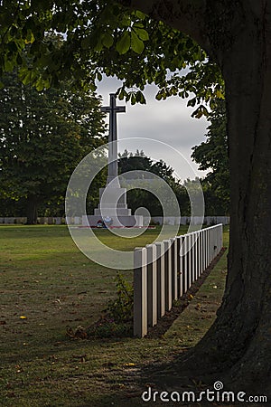 Bayeux War Cemetery Editorial Stock Photo