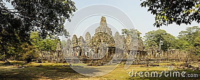 Bayon from south west corner Stock Photo