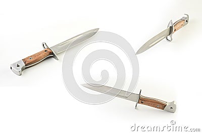 Bayonet knife Stock Photo