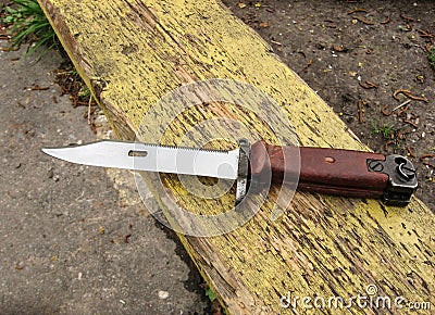 bayonet knife Stock Photo