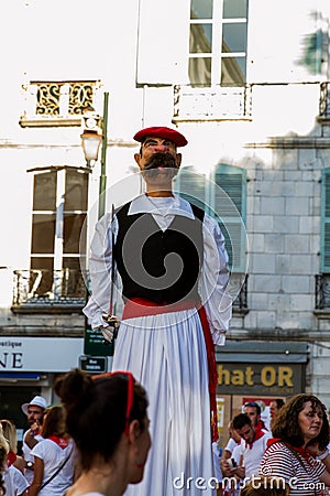 Bayonne Festival - Papier-mÃ¢chÃ© Editorial Stock Photo