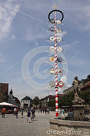 Bayreuth city centre Editorial Stock Photo