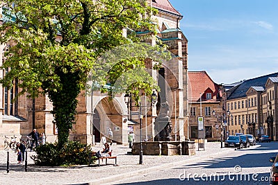 Bayreuth city church Editorial Stock Photo