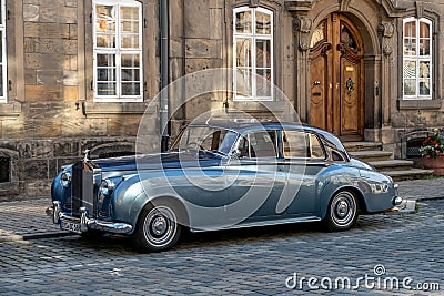 Bayreuth old town - Rolls Royce Editorial Stock Photo
