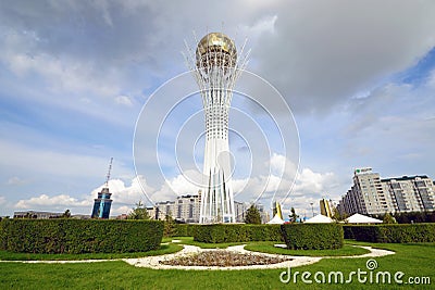 Bayterek Monument Editorial Stock Photo