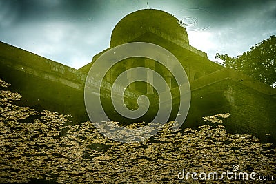 Baz bahadur Mahal Mandu Stock Photo