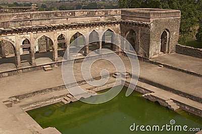 Baz Bahadur`s palace, Mandu, India Stock Photo