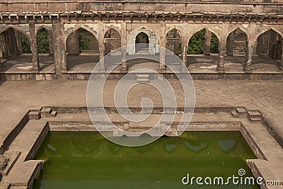 Baz Bahadur`s palace, Mandu, India Stock Photo