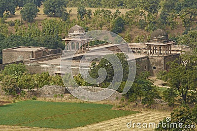 Baz Bahadur`s palace, Mandu, India Stock Photo