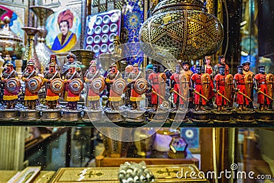 Persians and Crusaders chess, Isfahan Editorial Stock Photo
