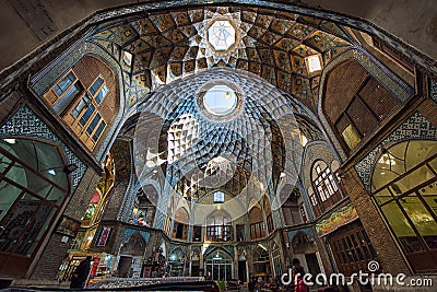 Bazaar of Kashan, in Iran Editorial Stock Photo