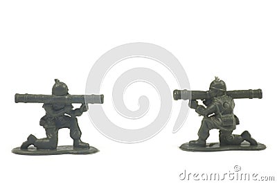 Bazooka Soldier Battle Stock Photo