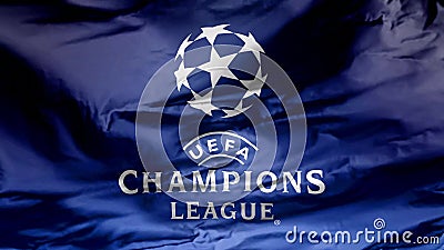 A waving flag of the UEFA Champions League on white and blue. BaÅŸakÅŸehir, Istanbul, Turkey. Jan 7, 2020: A waving flag of the UEFA Champions League on stock illustration A waving flag of the UEFA Champions League on white and blue. BaÅŸakÅŸehir, Istanbul, Turkey. Jan 7, 2020: A waving flag of the UEFA Champions League on stock illustration