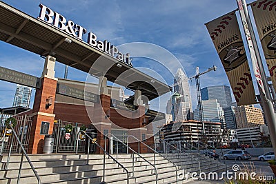 BB&T BallPark Editorial Stock Photo