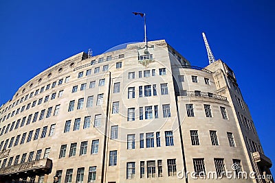 BBC Broadcasting House Stock Photo