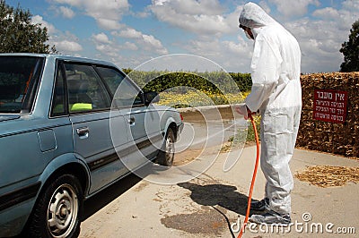 Bbird Flu outbreak Editorial Stock Photo