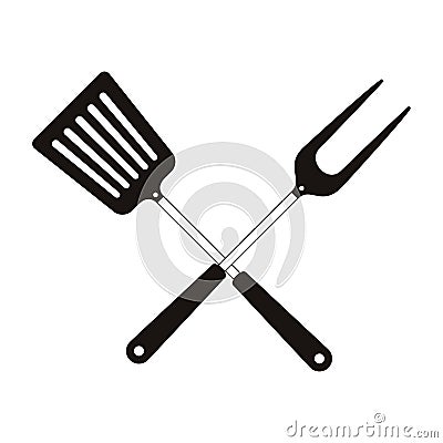 Bbq cooking utensils Vector Illustration