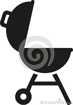 BBQ grill icon Vector Illustration