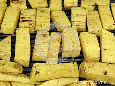 BBQ: Italian Polenta Stock Photo