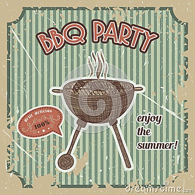 logo vector grill vintage Poster On Party The Bbq Vintage With Bbq Grill Grunge logo vector grill vintage Poster On Party The Bbq Vintage With Bbq Grill Grunge
