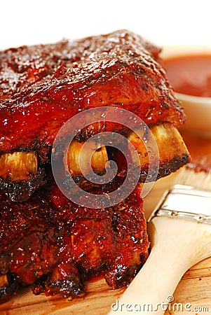 BBQ Ribs Stock Photo