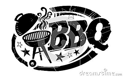 BBQ vector icon Vector Illustration