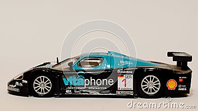 BBurago Maserati MC12 1:43 model Editorial Stock Photo