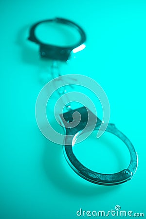 BDSM bondage handcuffs Stock Photo