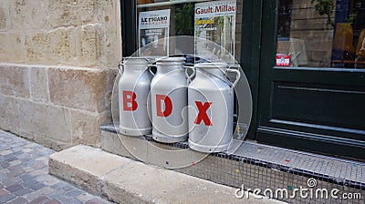 BDX Le Figaro Gault Millau Milk Tank Editorial Stock Photo