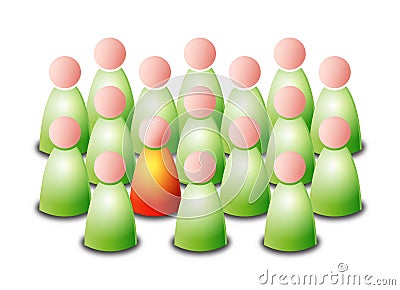 Be different Vector Illustration