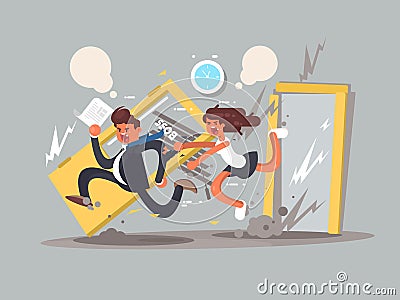 Be first concept Vector Illustration