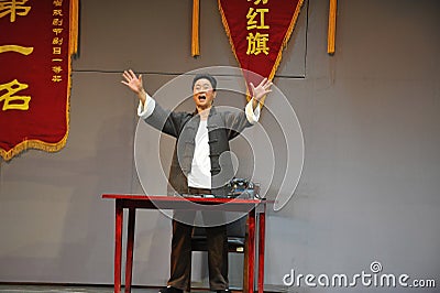 Be full of joy -The historical style song and dance drama magic magic - Gan Po Editorial Stock Photo