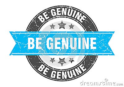 be genuine stamp Vector Illustration